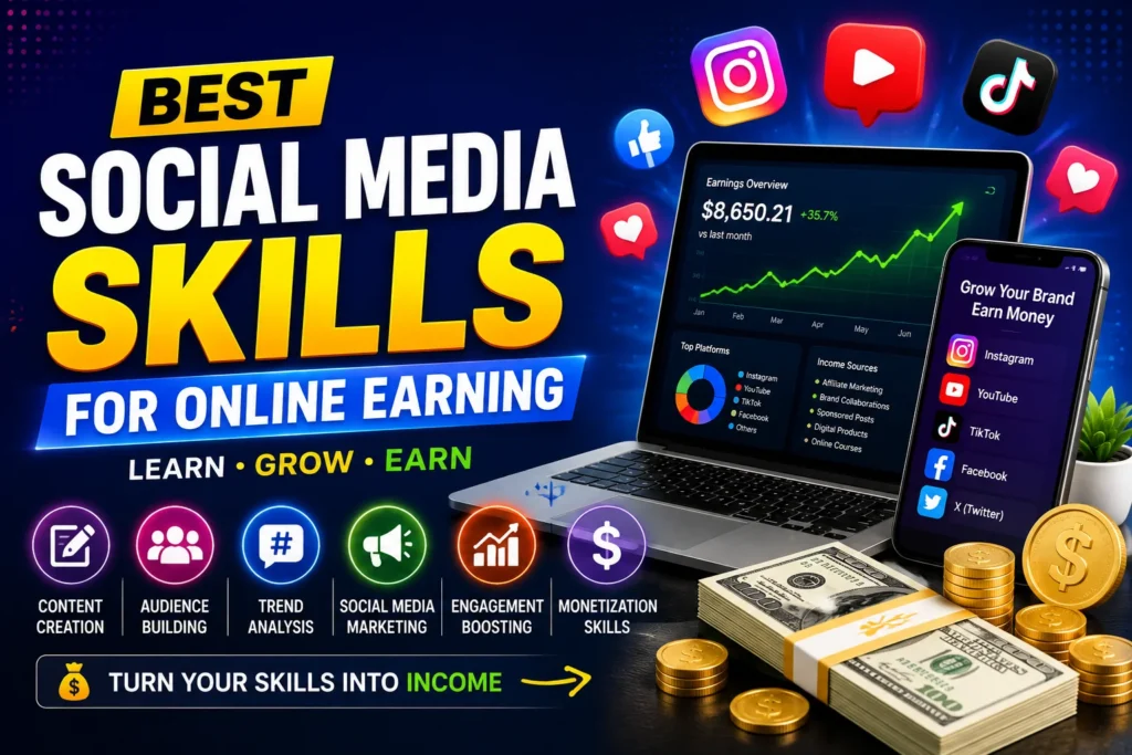Best Social Media Skills for Online Earning in 2026
